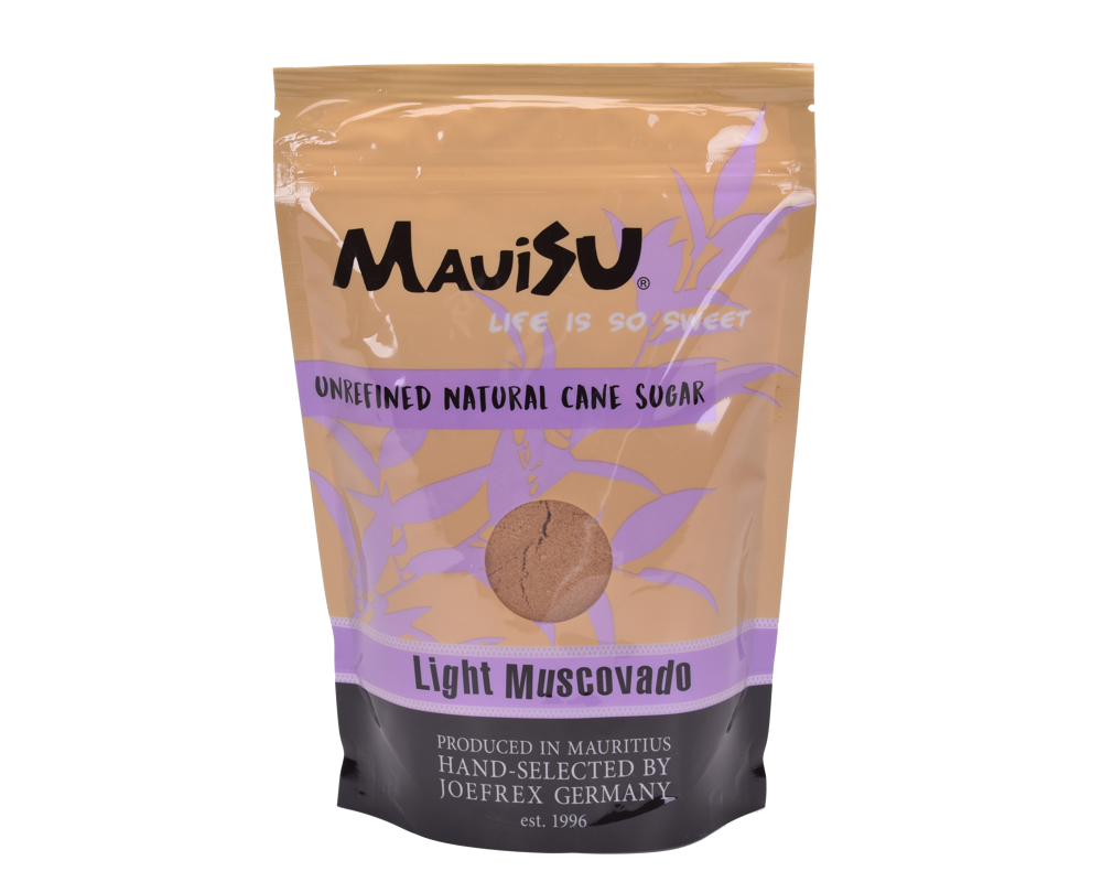 MauiSU LIGHT MUSCOVADO Rohrzucker aus Mauritius 500g