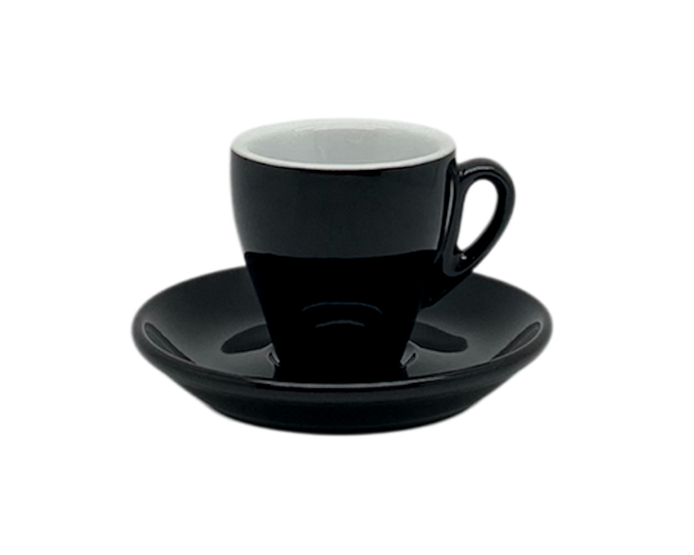 Nuova Point 6er-Set MILANO (65ml) Espresso Tasse schwarz (Nera)