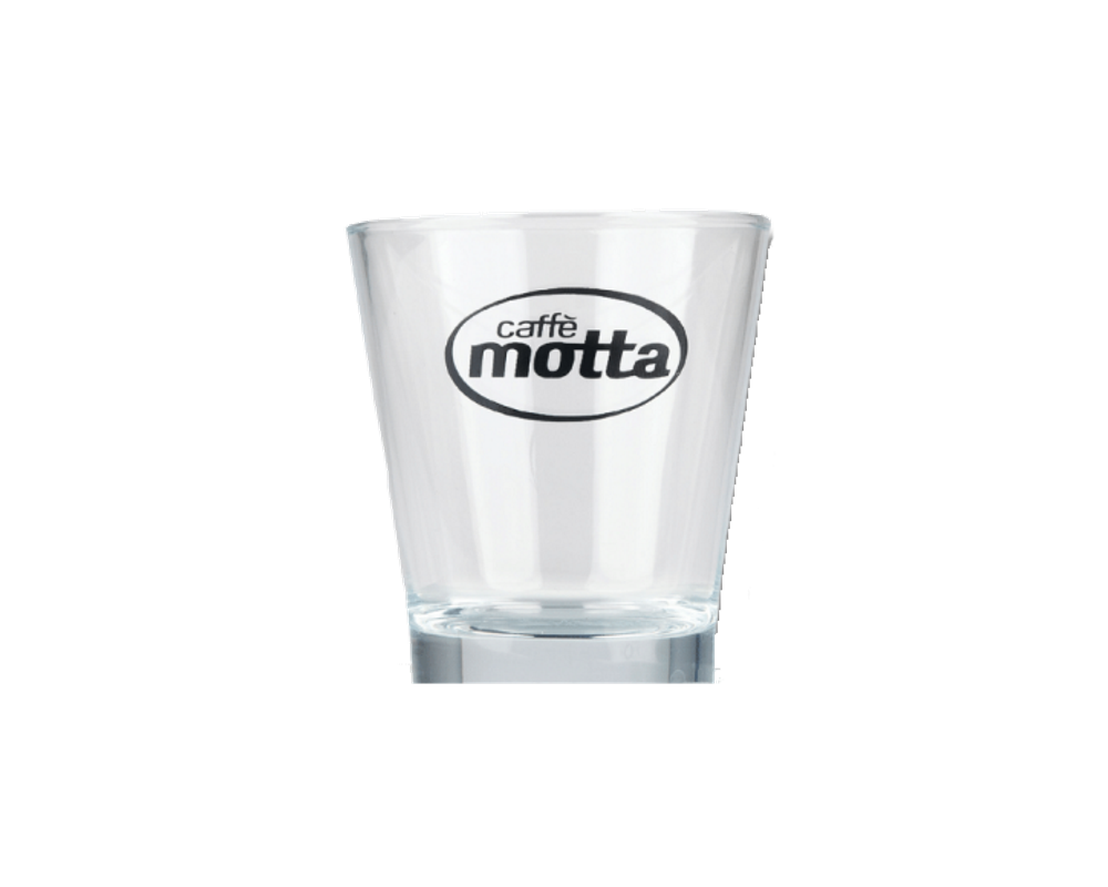 Caffe Motta Bicchierino Esspresso oder Wasserglas mit Logoprint
