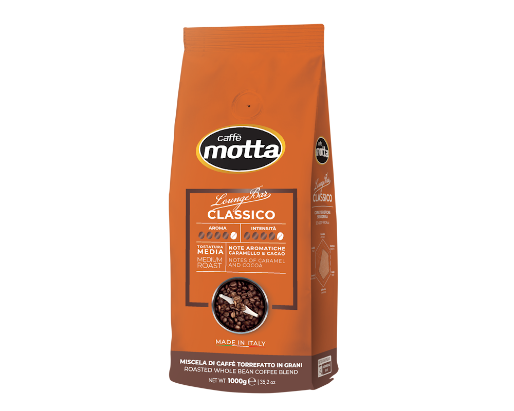 Caffé Motta Lounge Bar CLASSICO 1kg Espresso Kaffee Bohnen
