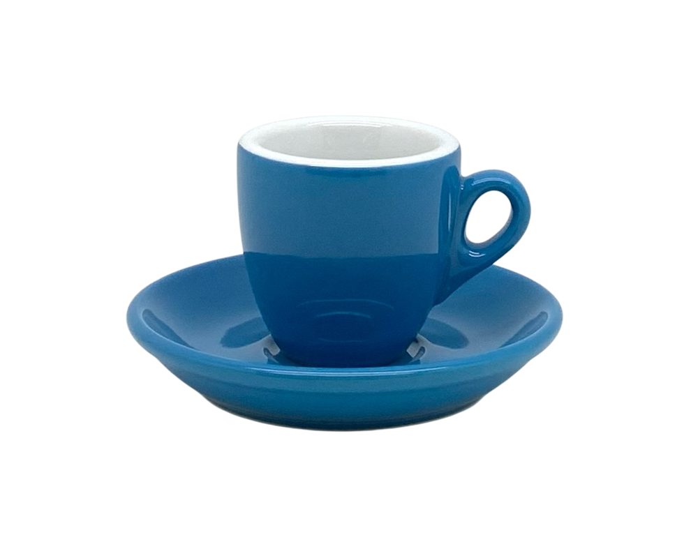 Nuova Point 6er Set PALERMO (56ml) Espresso Tassen blau (Blu)