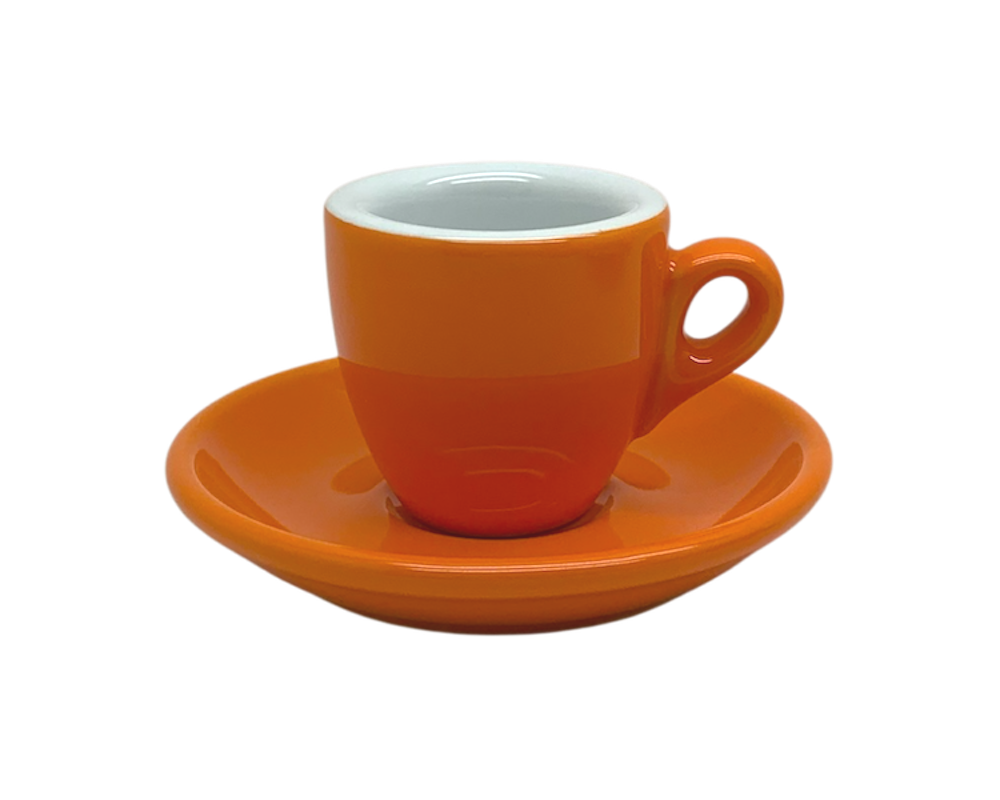 Nuova Point 6er Set PALERMO (56ml) Espresso Tassen orange (Arancione)