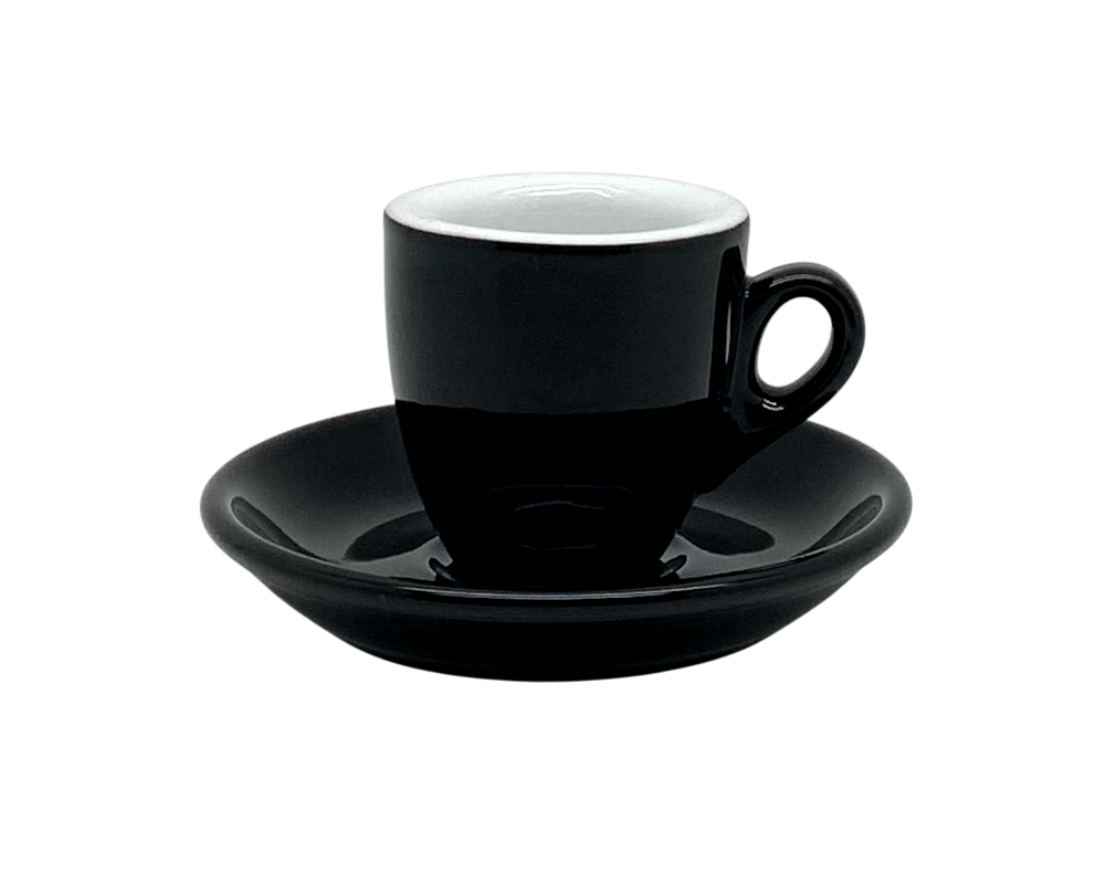Nuova Point 6er-Set PALERMO (56ml) Espresso Tasse schwarz (Nera)