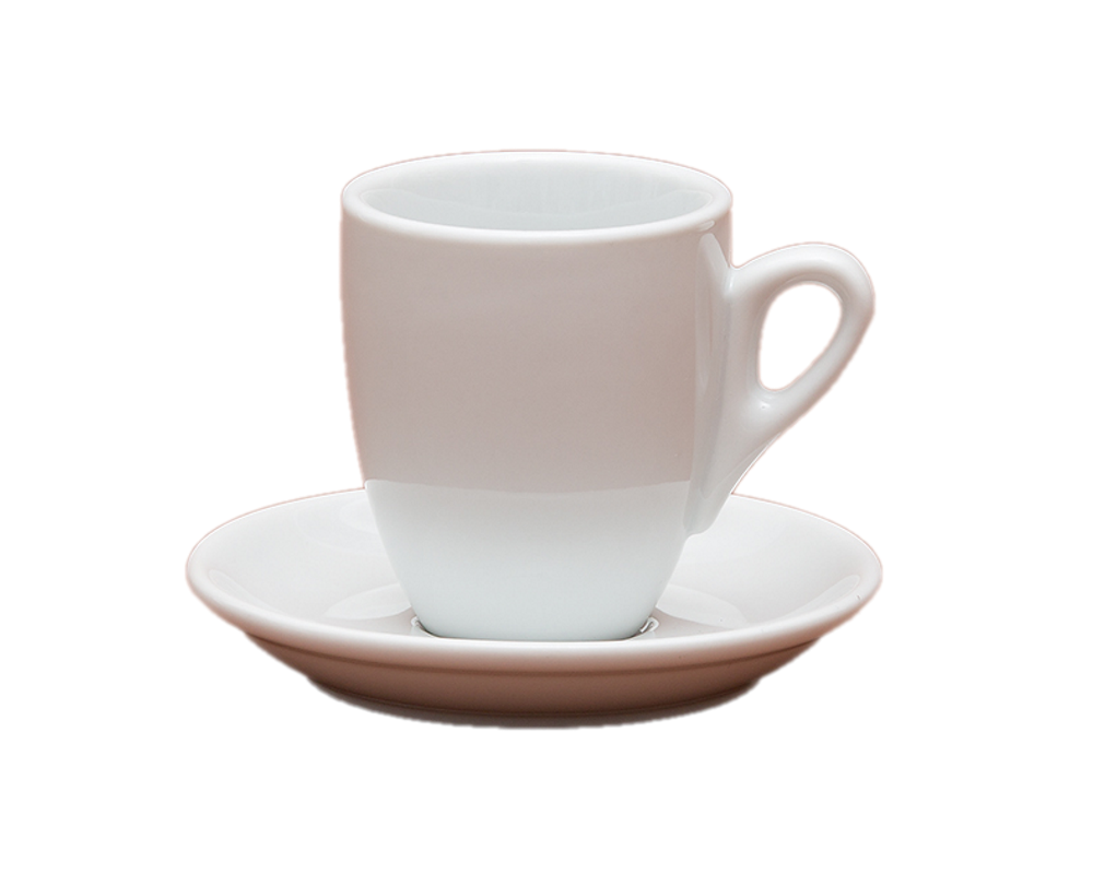 Nuova Point 6er-Set PALERMO (120ml) Espressino Tasse weiß