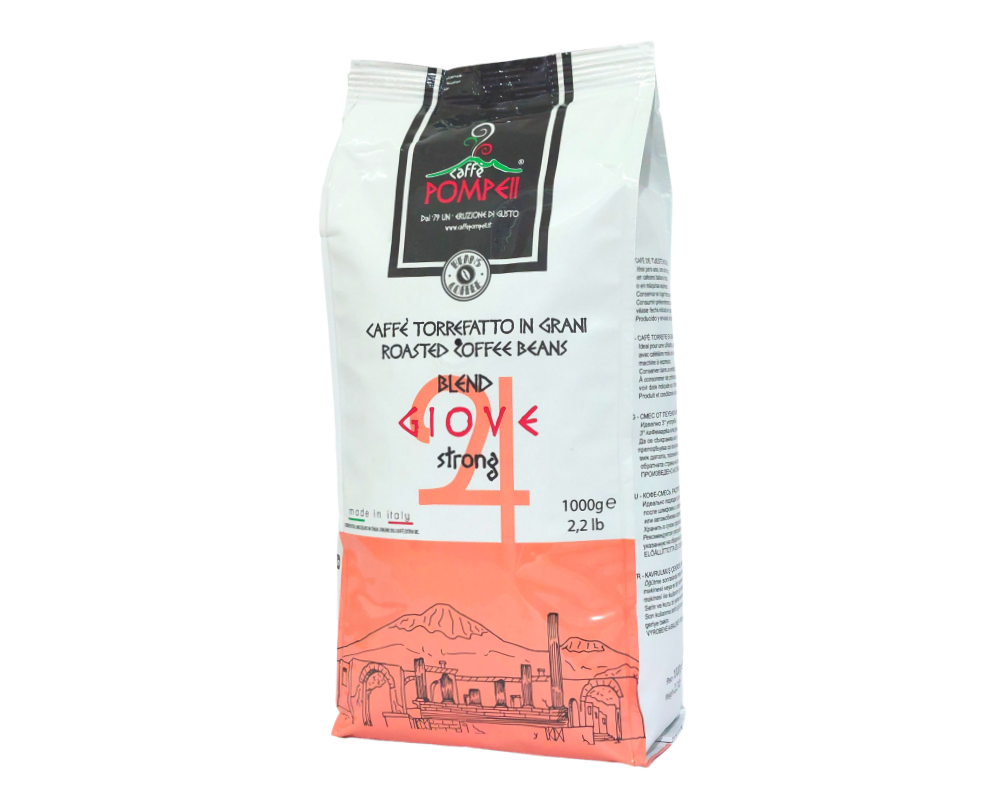 Caffè Pompeii GIOVE Espresso Kaffee Bohnen 1KG