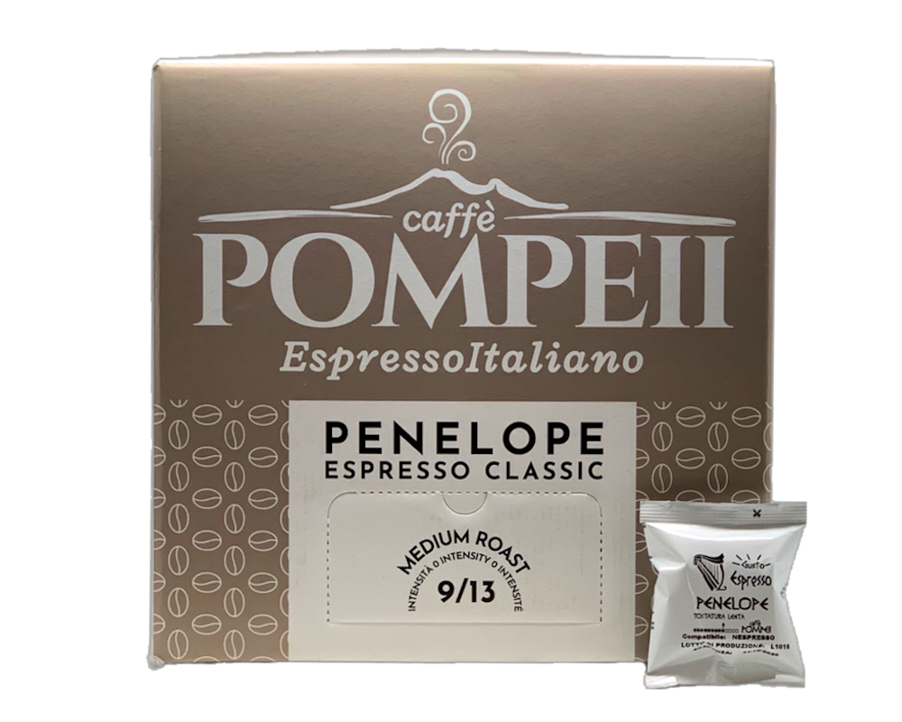 Caffè Pompeii PENELOPE 100 Kapseln Nespresso® Maschinen kompatibel