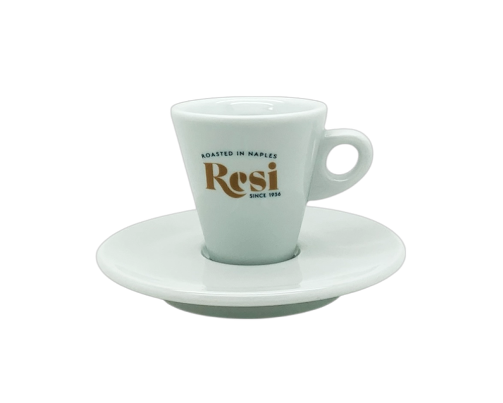 Resi konische Espresso Tasse und Untertasse