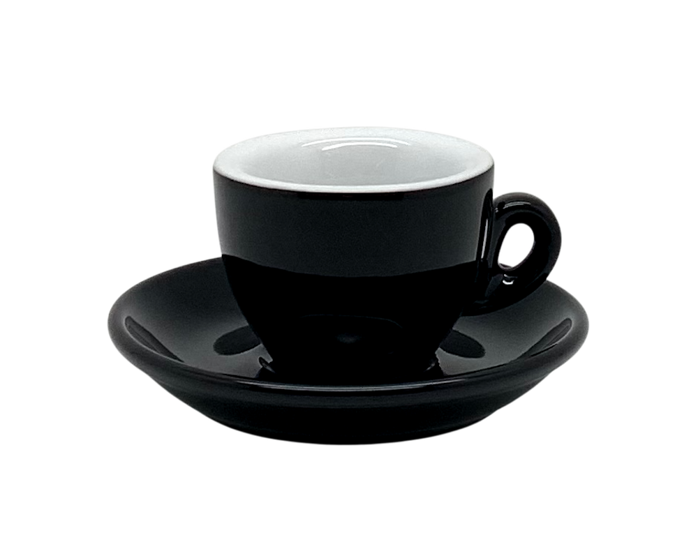 Nuova Point 6er-Set SORRENTO (62ml) Espresso Tasse schwarz (Nera)